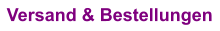 Versand & Bestellungen