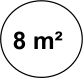 8 m²