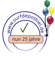 www.surfdepotkiel.de nun 25 Jahre