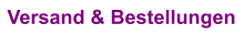 Versand & Bestellungen