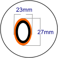23mm 27mm