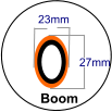 23mm 27mm Boom