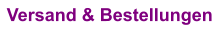 Versand & Bestellungen